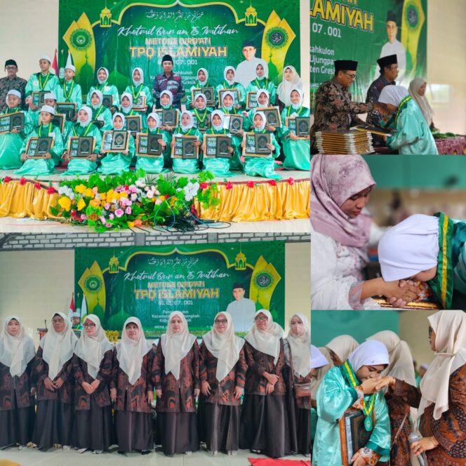 
 Khotmil Qur’an dan Imtihan Metode Qiroati TPQ Islamiyah Pangkahkulon, Cetak Generasi Berakhlakul Karimah