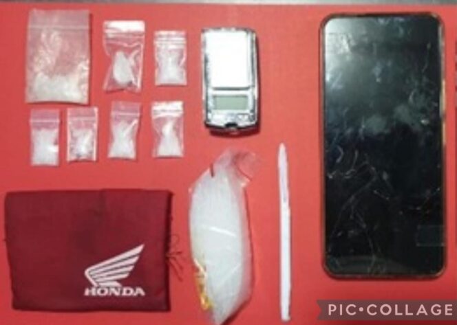 
 Pemuda 18 Tahun Ditangkap Satresnarkoba Tanjung Perak, 5,75 Gram Sabu Disita di Kuwukan Surabaya