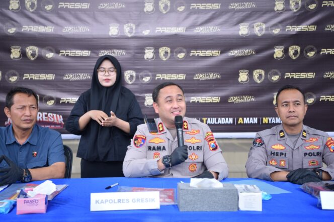 
 Residivis AS Kembali Dibekuk, Polres Gresik Sita 51,11 Gram Sabu Siap Edar