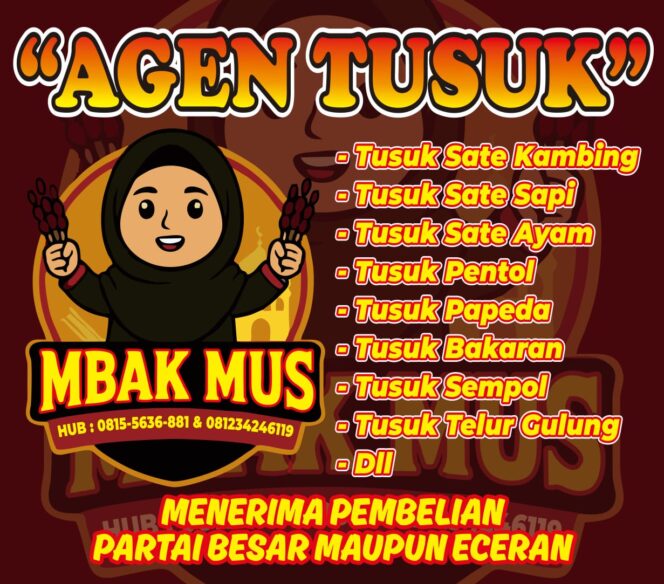 
 Agen “MBAK MUS” Jual Tusuk Sate & Arang Berkualitas Unggul