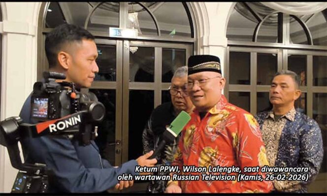 
 Wilson Lalengke Berikan Pandangan tentang Hubungan Indonesia–Rusia dalam Wawancara Televisi Rusia