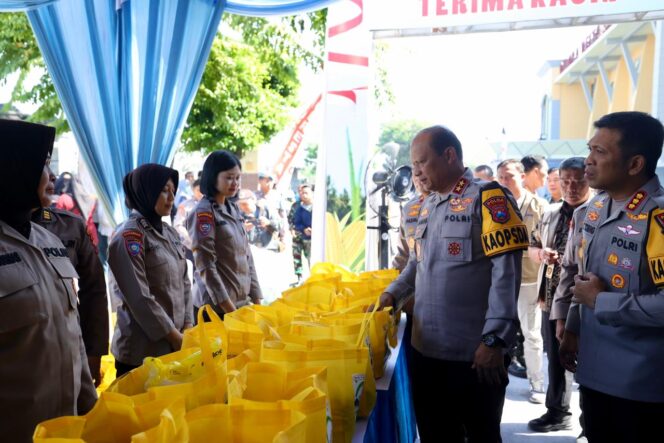 
 Polda Jatim Gelar Gerakan Pangan Murah Serentak Jelang Idulfitri