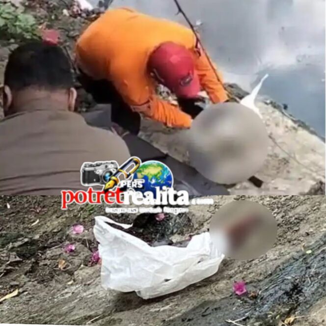 
 Tragis, Jasad Bayi Laki-laki Ditemukan Dalam Kantong Plastik di Bantaran Sungai Asemrowo Surabaya