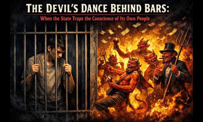 
 Tarian Iblis di Balik Jeruji: Ketika Negara Menjebak Nurani Rakyatnya Sendiri