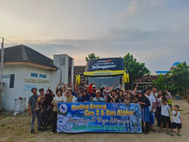
 Healing Bareng Karang Taruna Kendung Jaya: Perkuat Solidaritas Lewat Trip Surabaya–Jogja Istimewa