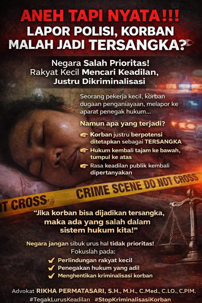 
 Advokat Rikha Permatasari Kritik Keras Wacana Penyeragaman: “Rakyat Butuh Keadilan, Bukan Seragam”