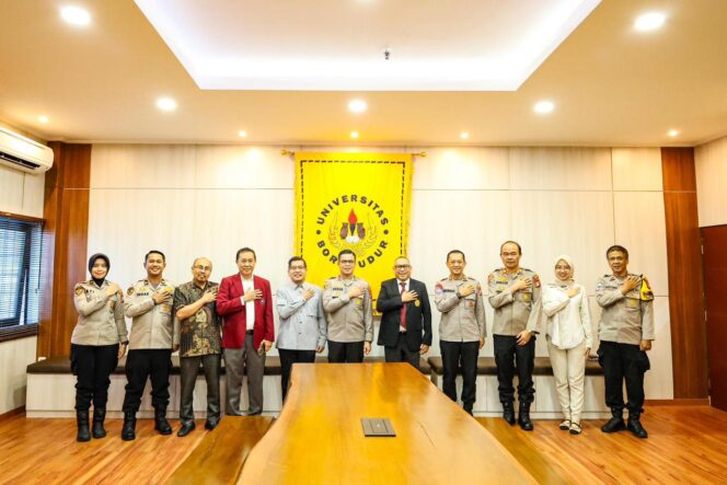 
 Polri–Universitas Borobudur Perkuat Kolaborasi, Akselerasi Transformasi Pendidikan melalui Pusat Studi Kepolisian