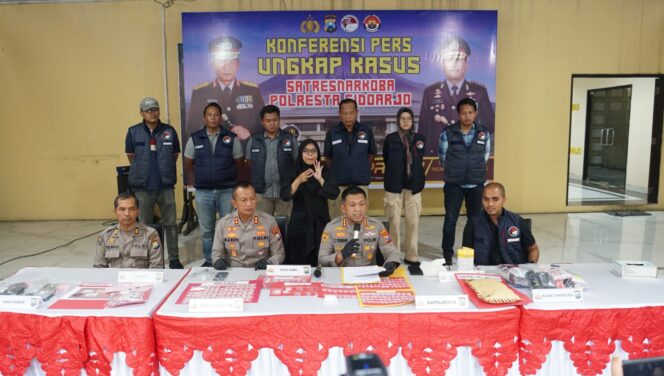 
 Sebulan, 19 Kasus Terbongkar! Satresnarkoba Sidoarjo Sikat Jaringan Pengedar