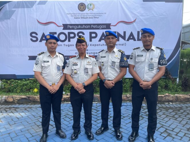 
 Tiga Petugas Lapas Narkotika Pamekasan Dikukuhkan sebagai Satops Patnal, Perkuat Komitmen Pengawasan Internal