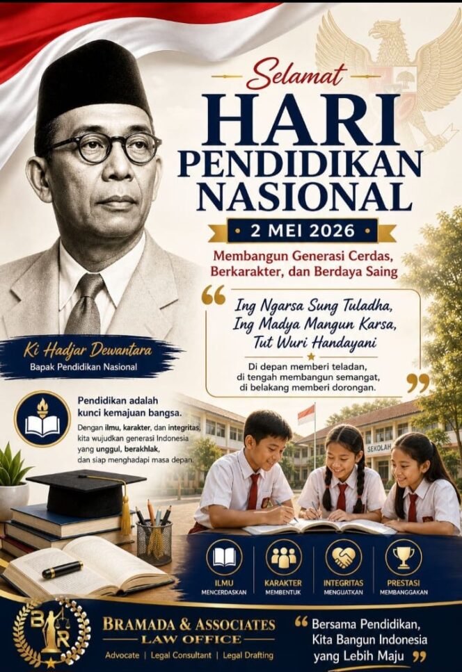 
 Hardiknas 2026: Seruan Perkuat Karakter dan Integritas, Warisan Ki Hadjar Dewantara Jadi Kompas Pendidikan Nasional