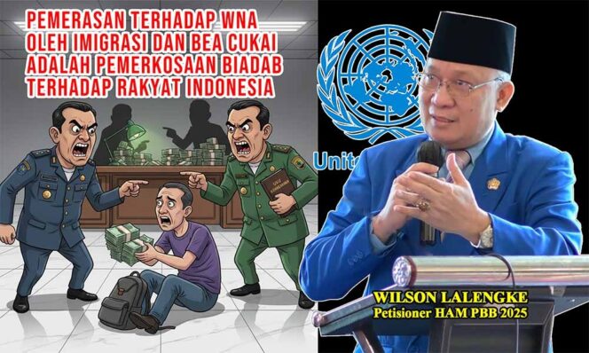 
 Fenomena Pemerasan WNA oleh Aparat Imigrasi dan Bea Cukai: Sebuah Pengkhianatan terhadap Kemanusiaan Bangsa Indonesia