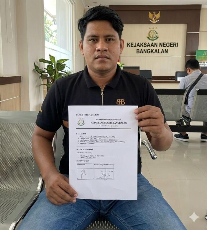 
 LSM PRI Laporkan Dugaan Penyalahgunaan Dana BOS SDN Klabetan 1 ke Kejari Bangkalan