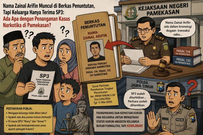 
 Nama Zainal Arifin Muncul di Berkas Narkoba, Keluarga Mengaku Tak Pernah Terima Dokumen Resmi