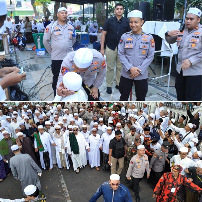 
 Haul ke-71 Habib Abu Bakar Assegaf Berlangsung Khidmat, Polres Gresik Pastikan Acara Aman dan Lancar
