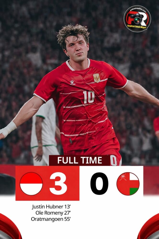 
 Timnas Indonesia Bungkam Oman 3-0, Garuda Tunjukkan Dominasi Lewat Pressing Tinggi dan Serangan Efektif