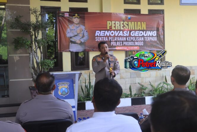 
 Kapolres Probolinggo Resmikan Gedung SPKT Baru, Wujud Komitmen Pelayanan Prima kepada Masyarakat