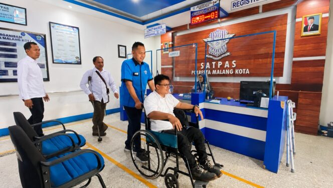 
 Polresta Malang Kota Dukung Kemandirian Penyandang Disabilitas Melalui Program SIM Difabel