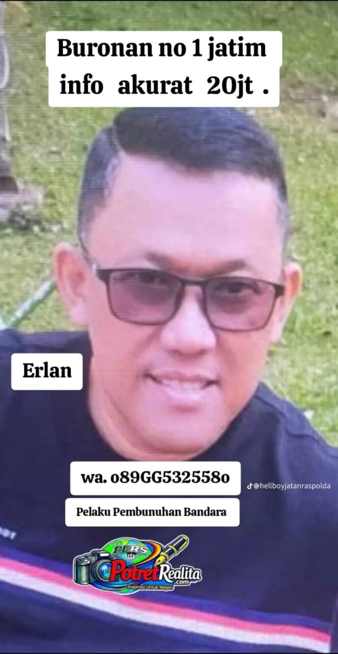 
 Viral Sayembara Rp20 Juta, Hellboy Jatanras: Dukungan Masyarakat Persempit Pelarian Terduga Pembunuh ASN Bangkalan