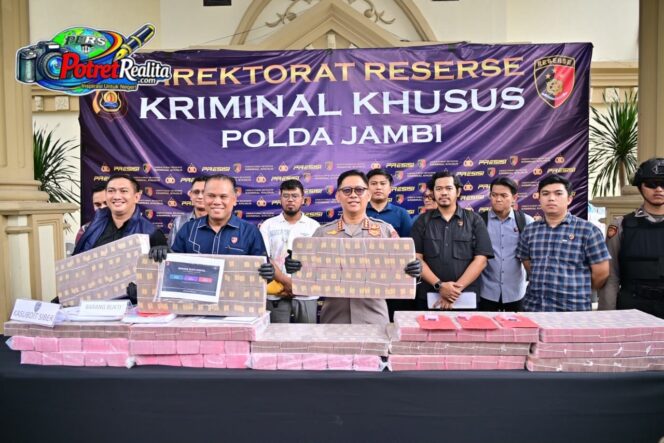 
 Polda Jambi Ungkap Pembobolan Bank Jambi Rp144,82 Miliar, Tiga Tersangka Ditangkap dan Aset Rp18,94 Miliar Dibekukan