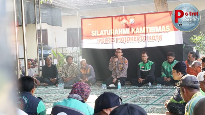 
 Kapolres Mojokerto Kota Gelar Silaturahmi Kamtibmas, Pererat Kemitraan Polri dan Masyarakat
