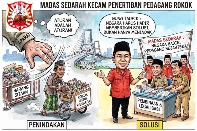 
 MADAS Sedarah Kecam Dugaan Penyitaan Rokok UMKM, Desak Pemerintah Utamakan Pembinaan dan Keadilan