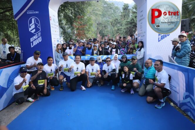
 Dukung Sport Tourism, Kapolres Magetan Turun Langsung di Siksorogo Trail Run Ring of Lawu 2026