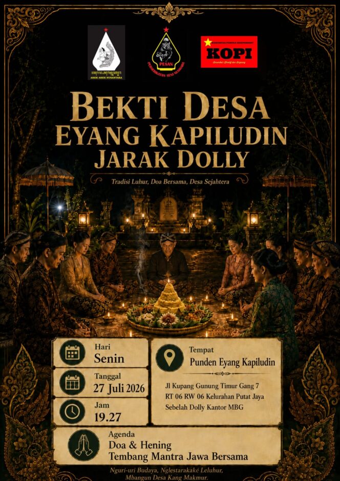 
 Peringatan Rutin Bekti Desa: Arek Arek Nusantara & KOPI Jaga Akar Budaya Leluhur