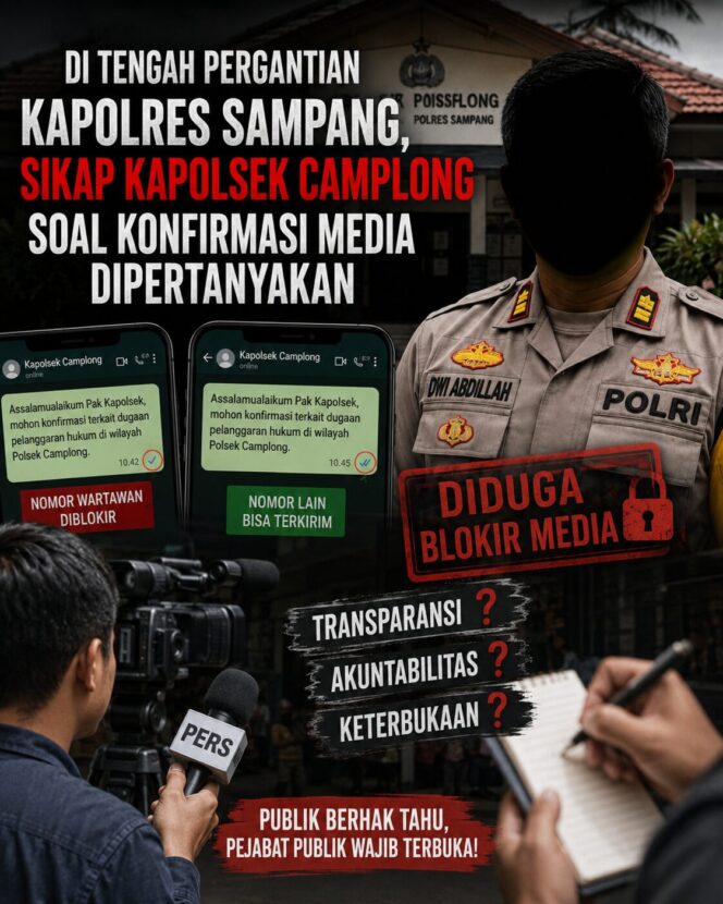 
 Di Tengah Pergantian Kapolres Sampang, Sikap Kapolsek Camplong Soal Konfirmasi Media Dipertanyakan
