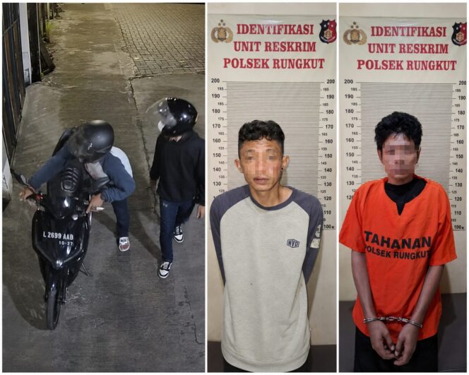 
 Gunakan Modus Rusak Gembok dan Kunci Setang, Dua Spesialis Curanmor Diciduk Polisi