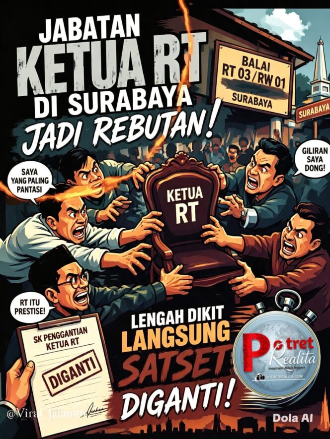 
 Jabatan Ketua RT 03 Diganti Saat Rehabilitasi, Warga Pertanyakan Kepatuhan Perwali 112
