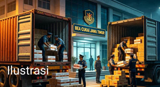 
 141 Karton Rokok Ilegal Diamankan Bea Cukai Juanda, Dua Sopir Dilepas: Publik Pertanyakan Dasar Hukumnya