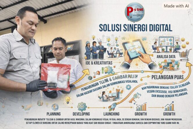 
 Residivis Baru Bebas Kembali Ditangkap, Polisi Sita 89,8 Gram Sabu di Tambak Dalam