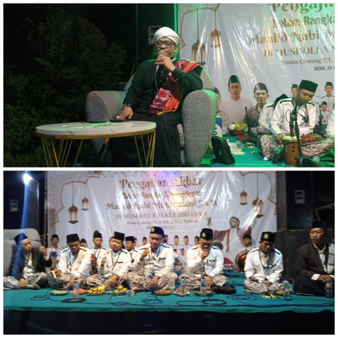 
 Ratusan Warga Padati Pengajian Akbar Maulid Nabi di Musholla Nurul Hidayah Sidoarjo