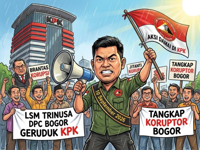 
 Temukan Indikasi Kejanggalan APBD Bogor 2025, LSM Trinusa Siapkan Aksi Besar di KPK