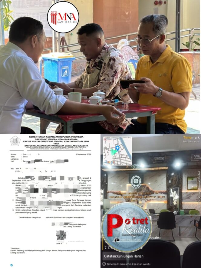 
 Gugat PMH di PN Gresik, Ahmad Junaidi Persoalkan Selisih Data Pembayaran dan Dasar Lelang