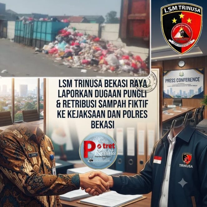 
 Sampah Menumpuk, Retribusi Tetap Dipungut: LSM TRINUSA Laporkan Dugaan Pungli di Bekasi Timur
