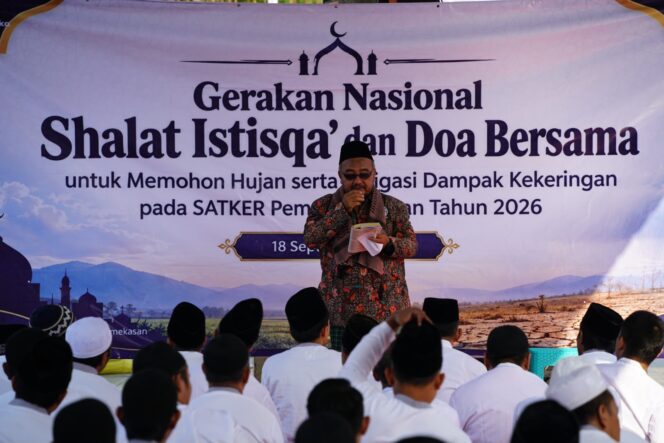 
 Hadapi Dampak Kekeringan, Lapas Narkotika Pamekasan Gelar Shalat Istisqa dan Doa Bersama