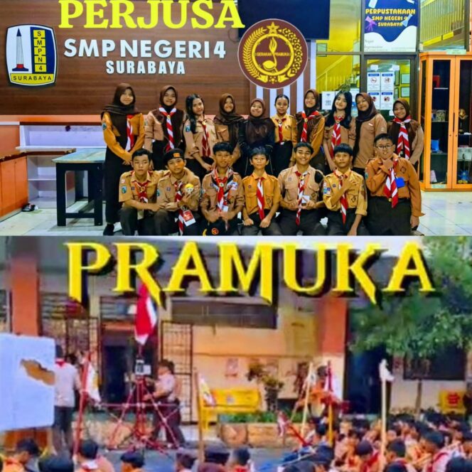 
 Perjusa Spenfora 2026 Digelar, Tanamkan Kemandirian dan Semangat Kebersamaan Siswa SMPN 4 Surabaya
