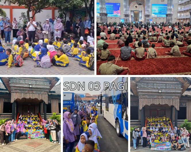 
 Outing Class SDN Pulogadung 03 Pagi, Siswa Belajar Antre hingga Kenali Keberagaman Indonesia