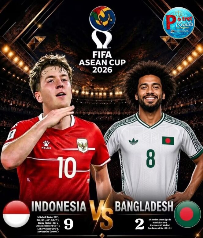 
 Gilas Bangladesh 9-2, Timnas Indonesia Melaju ke Final FIFA ASEAN Cup 2026