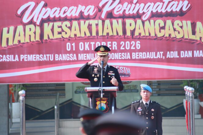 
 Kapolres Gresik: Nilai-Nilai Pancasila Harus Diimplementasikan dalam Setiap Pelaksanaan Tugas