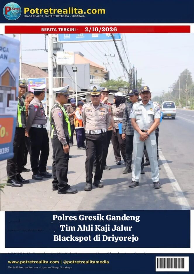 
 Jalan Raya Krikilan Jadi Blackspot, Polres Gresik Gandeng ITS dan Instansi Terkait Cari Solusi