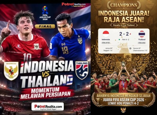 
 Dramatis! Indonesia Juara ASEAN Cup 2026 Usai Taklukkan Thailand Lewat Adu Penalti