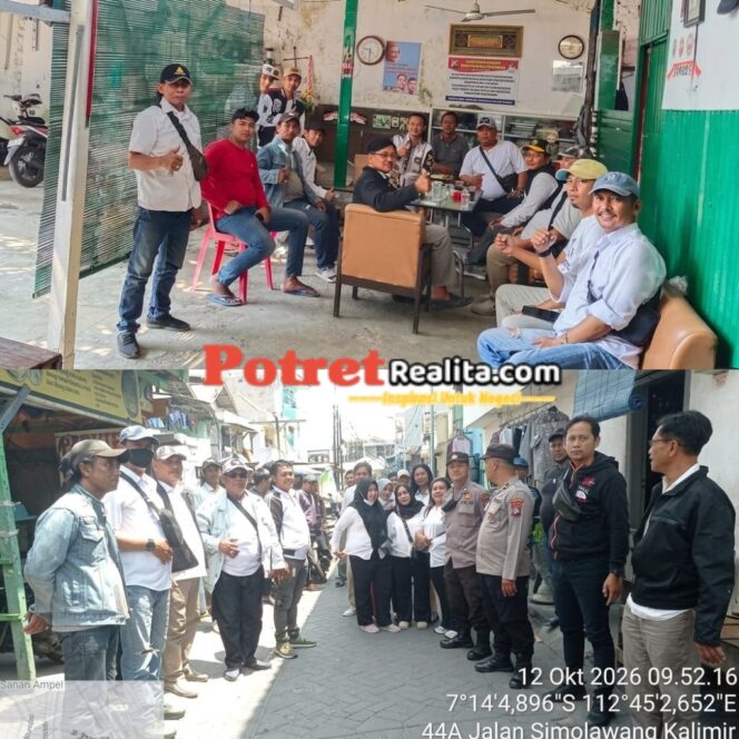
 Perkuat Kamtibmas di Simokerto, Ormas Madas, Polsek, Warga, dan Media Jalin Sinergi