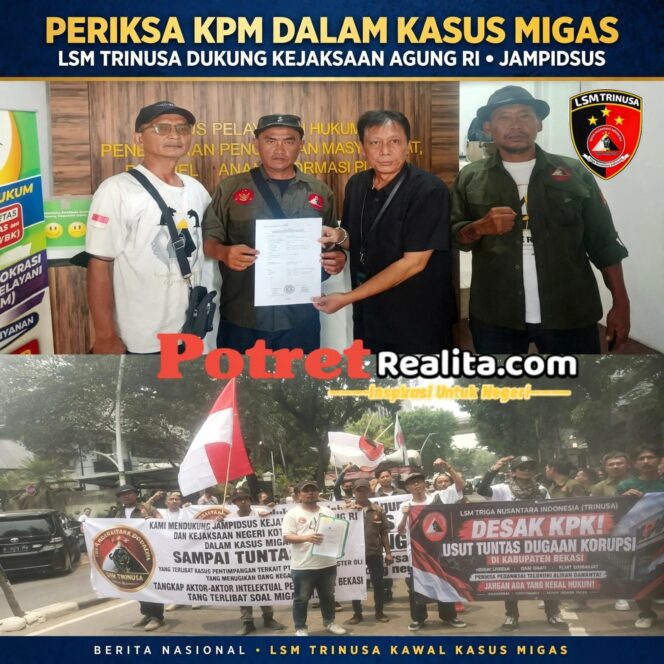 
 LSM Trinusa Desak Kejagung Periksa Wali Kota Bekasi dalam Dugaan Skandal Migas Rp2 Triliun